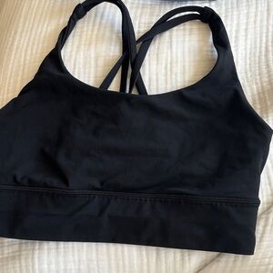 Lululemon Longline Energy Bra-  Black Sports Bra